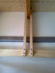 Zwevend plafond constructie