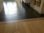 Bamboe 2-lagen side-pressed caramel met Wenge bies