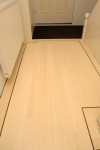 Bamboe 2-lagen side-pressed naturel met Wenge bies