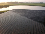 Bamboe buitenterras Golfbaan Spierdijk
