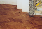 Afzelia visgraat met Wenge bies